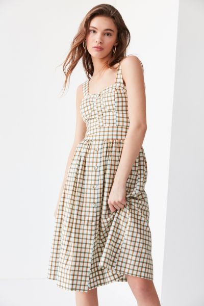 joa button down dress