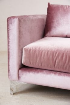 Slide View: 5: Chamberlin Velvet Sofa