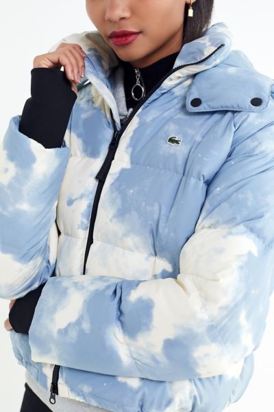lacoste black puffer jacket