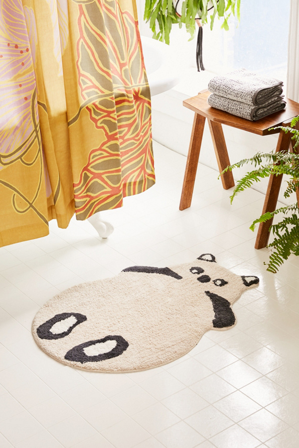 Panda Bath Mat Urban Outfitters