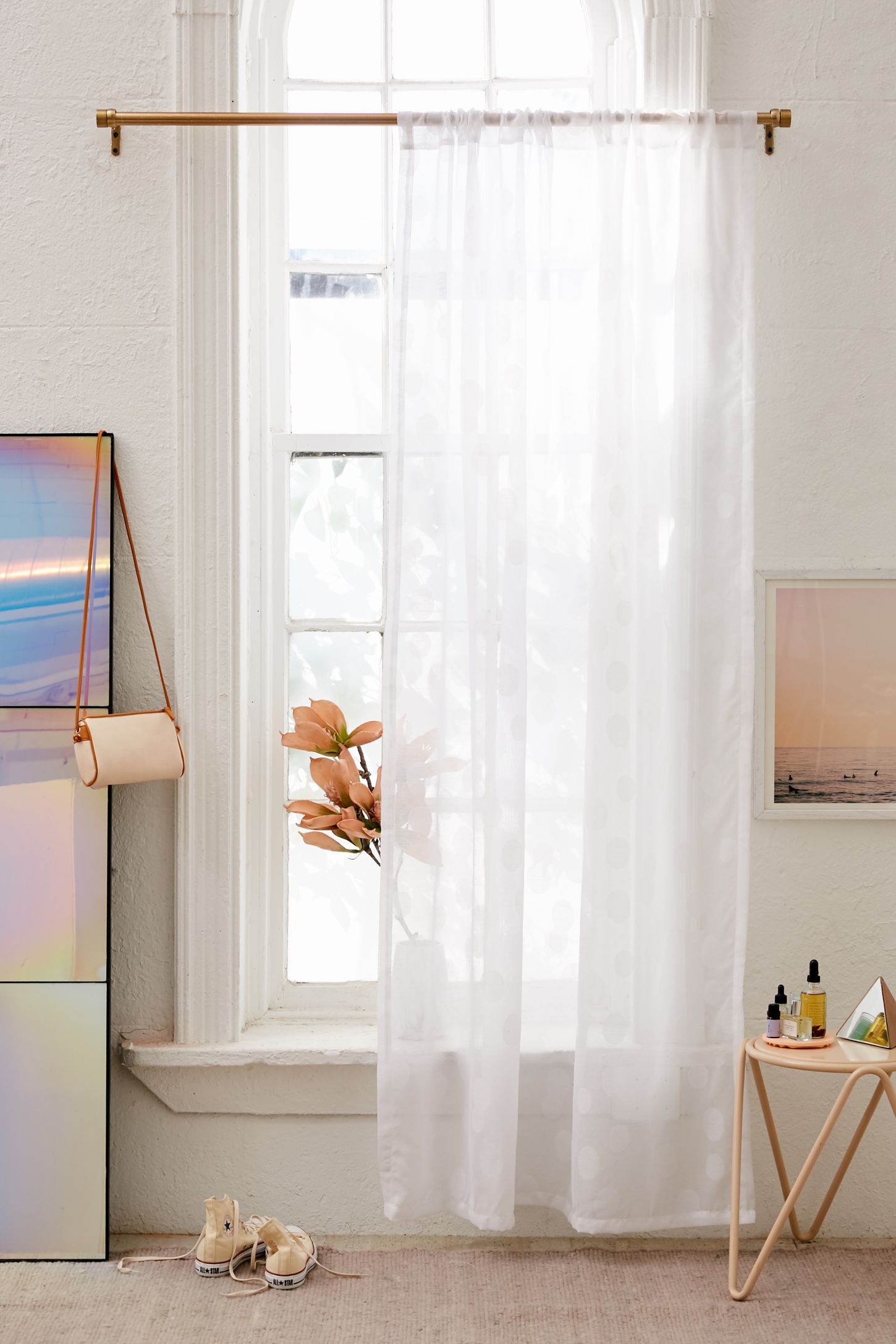 Sloane Sheer Window Curtain Urban Outfitters