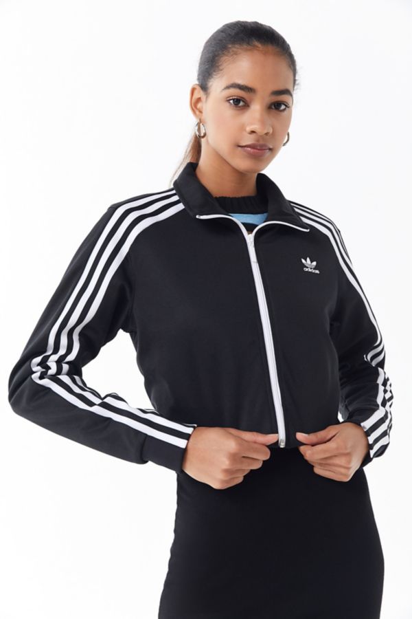 adidas Cropped Track Jacket Urban Outfitters