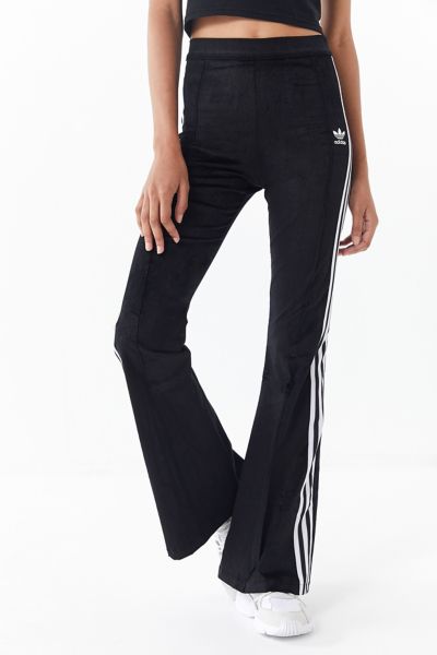 adidas velvet flare track pant