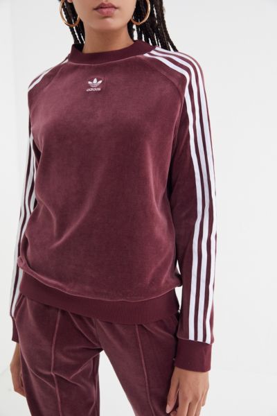 adidas velvet pullover