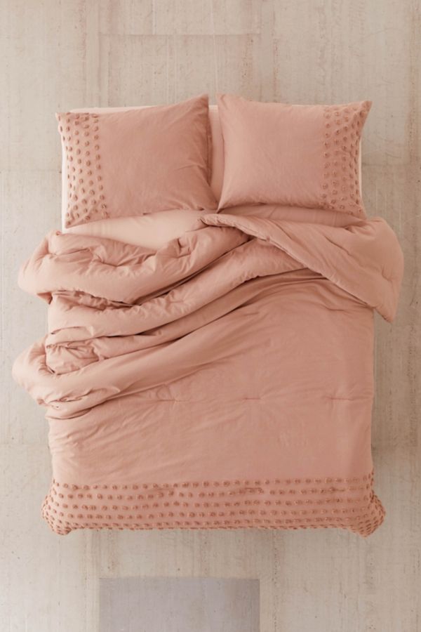 Tufted Dot Comforter Snooze Set Urban Outfitters Canada