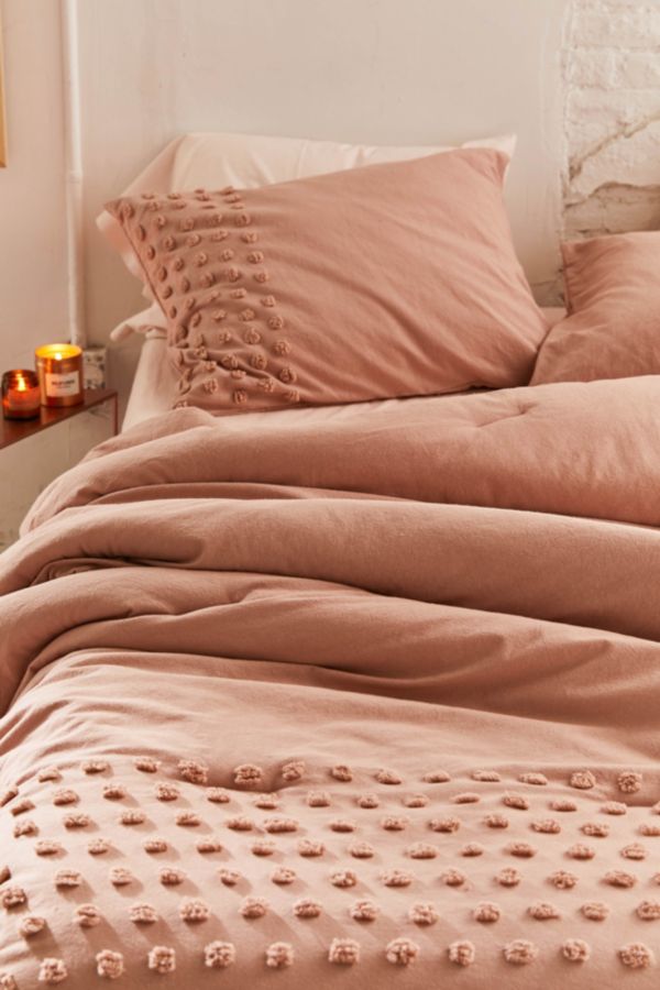 Tufted Dot Comforter Snooze Set Urban Outfitters