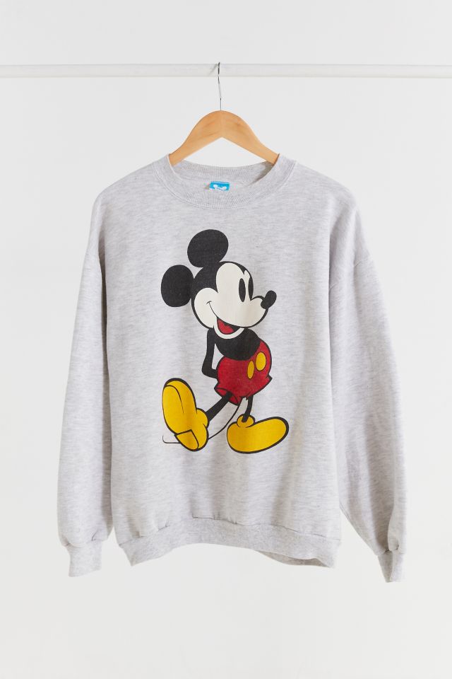 Vintage ‘90s Grey Mickey Mouse Sweatshirt | Urban Outfitters