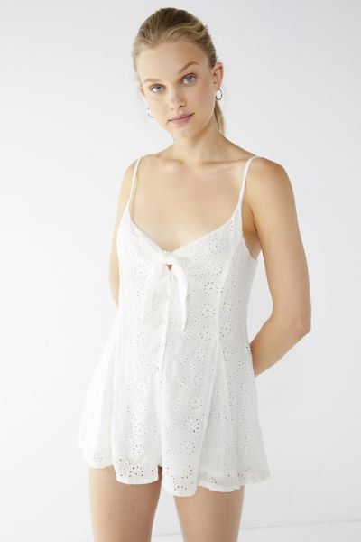 urban outfitters white romper