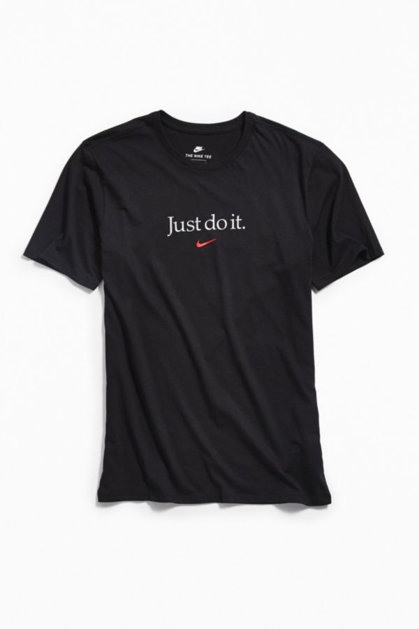 Nike Just Do It Metallic Tee | Urban Outfitters