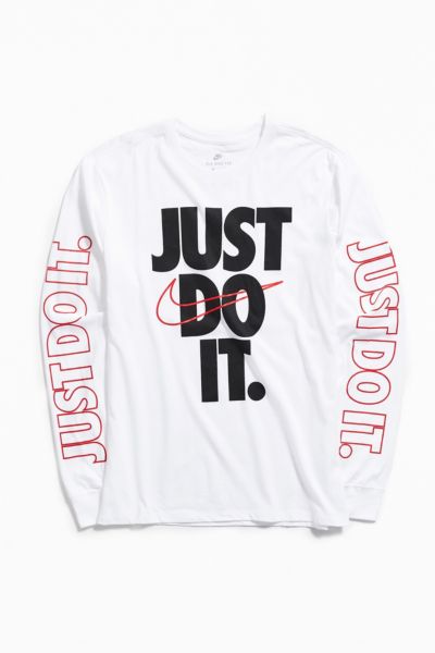 nike just do it long sleeve tee