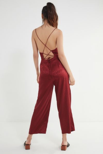 urban outfitters red jumpsuit