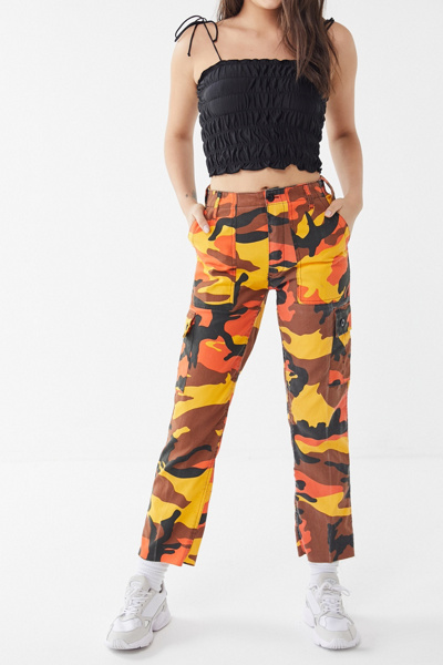 vintage colorful camo pant