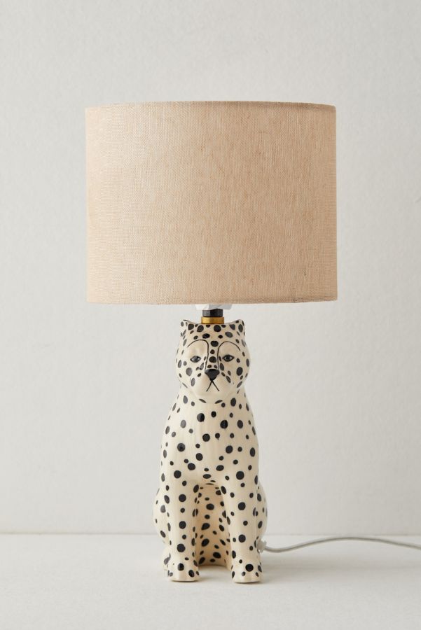 Slide View: 4: Cheetah Table Lamp