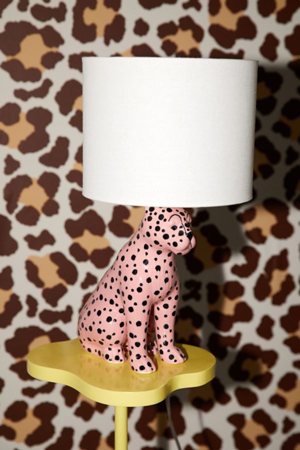 Slide View: 2: Cheetah Table Lamp