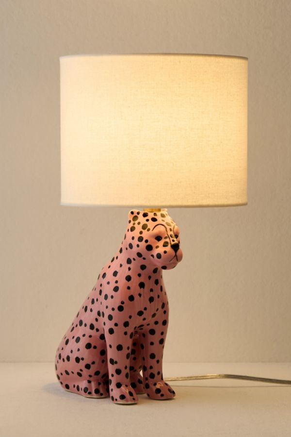 Slide View: 4: Cheetah Table Lamp