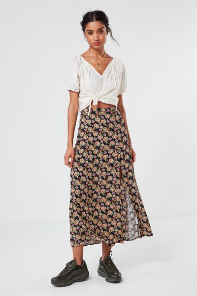 floral maxi skirt 80