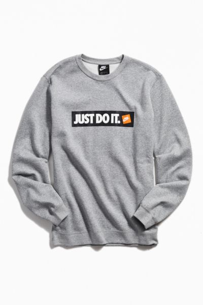 nike just do it crew sweatshirt