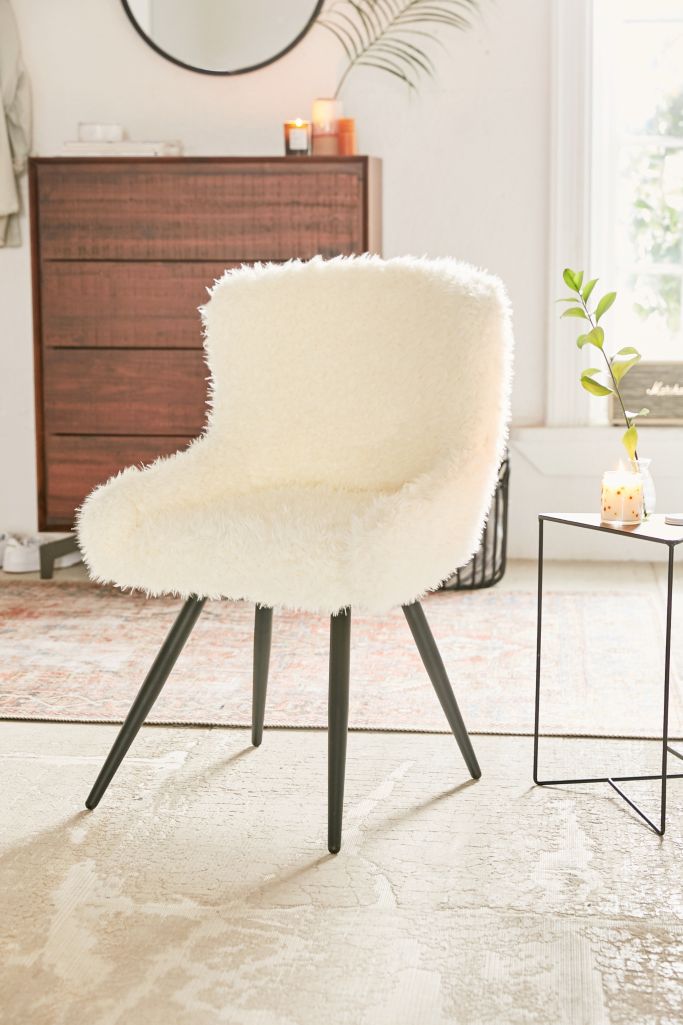 Stella Faux Fur Chair Urban Outfitters