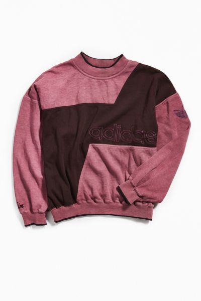 maroon adidas crew neck