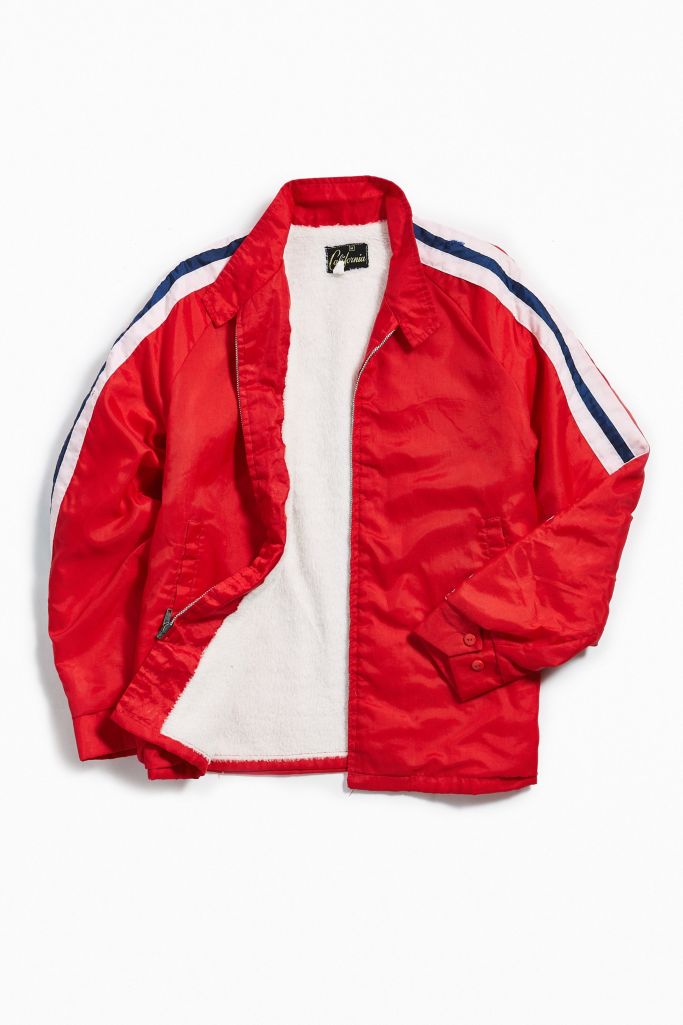 Vintage Sherpa Lined Red Coach Jacket | Urban Outfitters