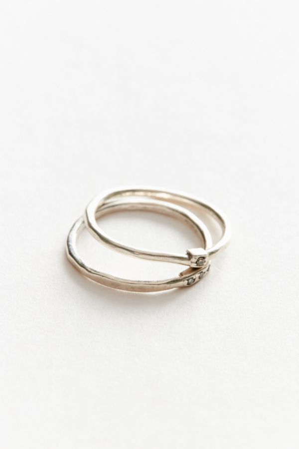 Oxbow Designs Fine Diamond Ring Set | Urban Outfitters