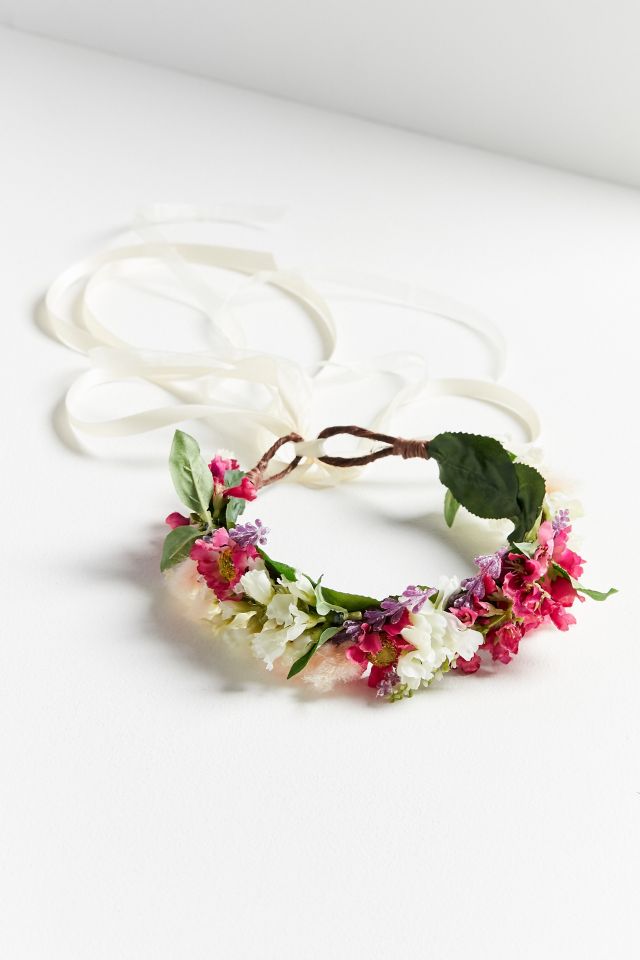 Rock N Rose Cambridge Floral Meadow Crown | Urban Outfitters