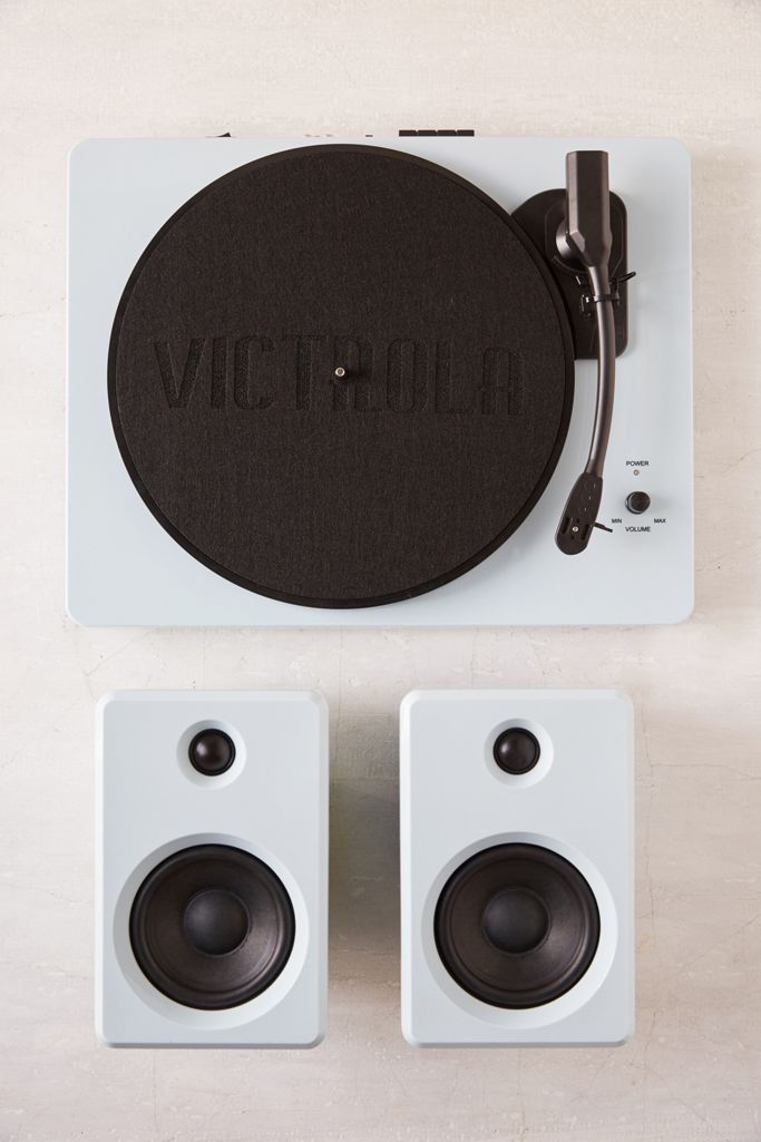 EP33 Bluetooth Turntable With Speakers Glossy Blue Urban Outfitters