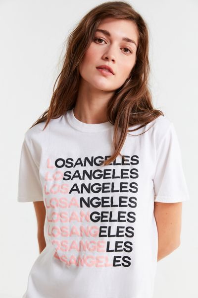 L.A. Crew-Neck Tee | Urban Outfitters