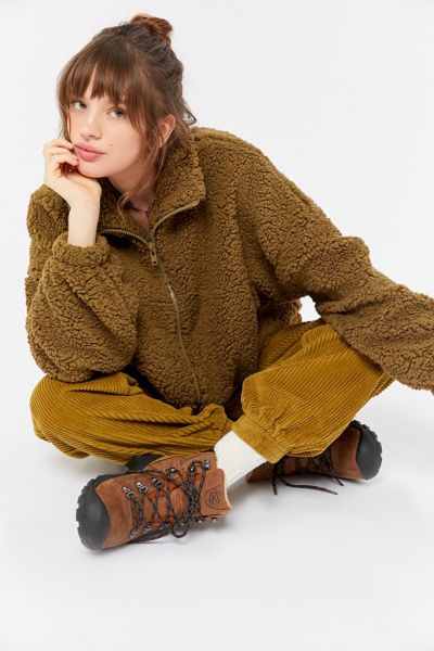 urban outfitters hooded teddy coat