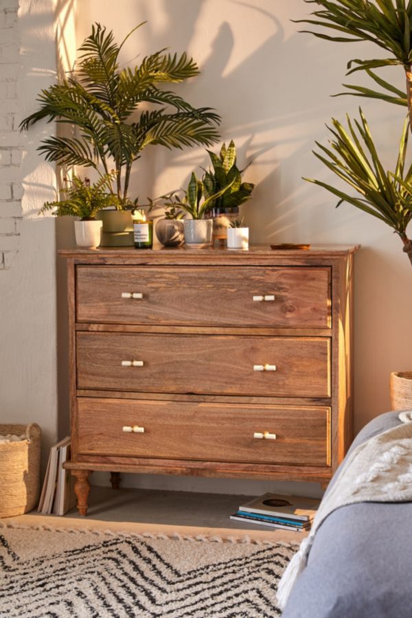 Boho 3 Drawer Dresser Urban Outfitters