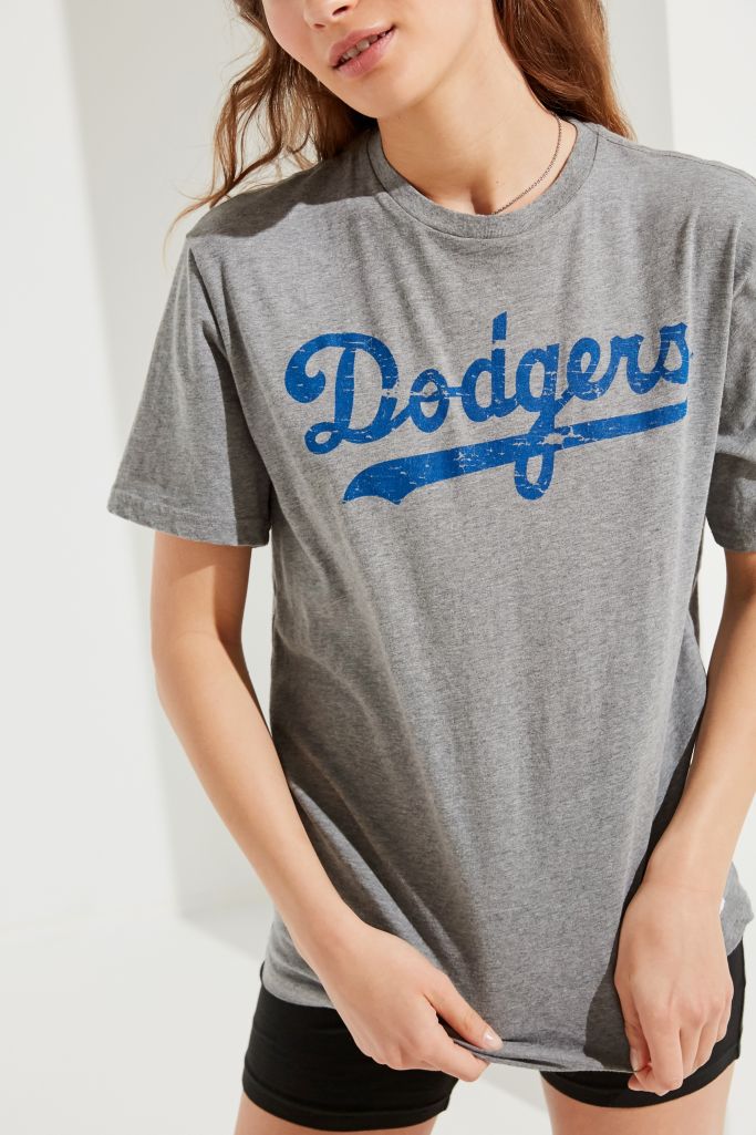mitchell and ness dodgers t shirt