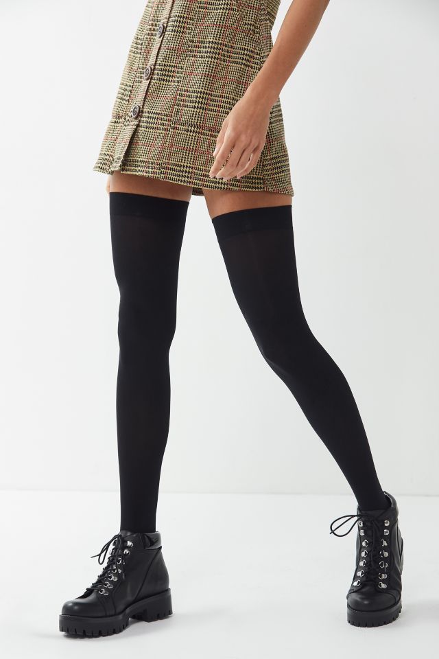 Out From Under Nylon Thigh High Tight | Urban Outfitters