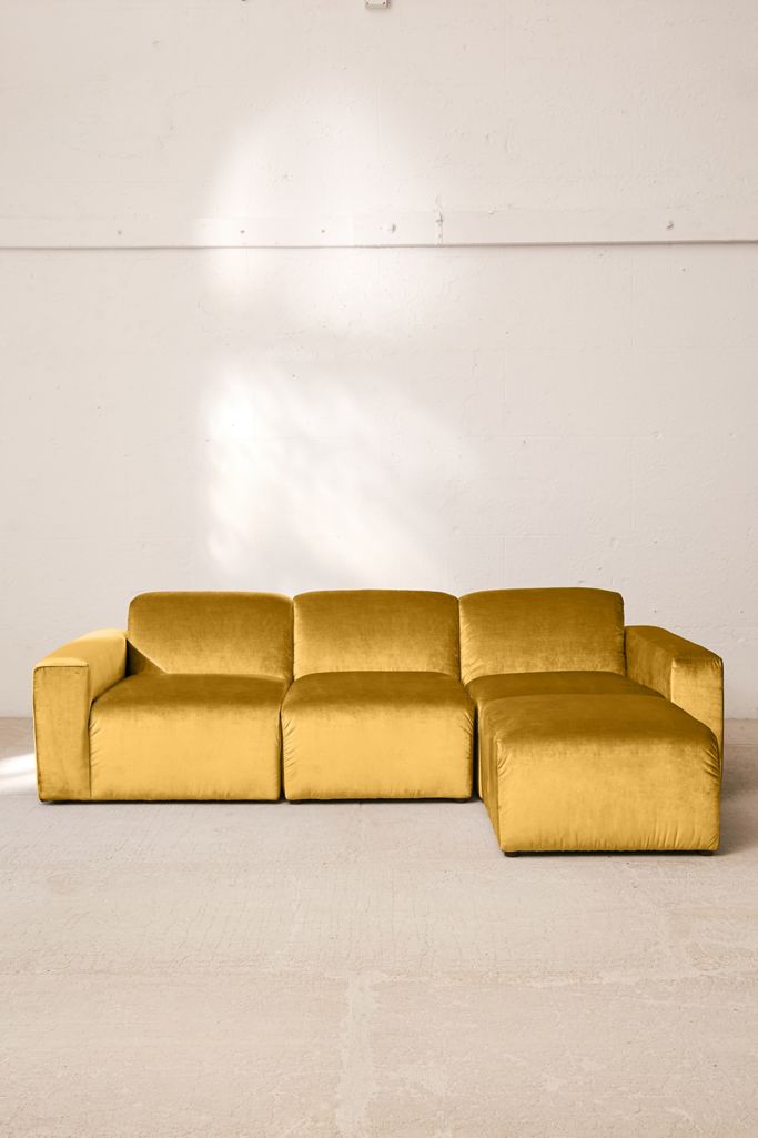 Modular Velvet Sofa Urban Outfitters