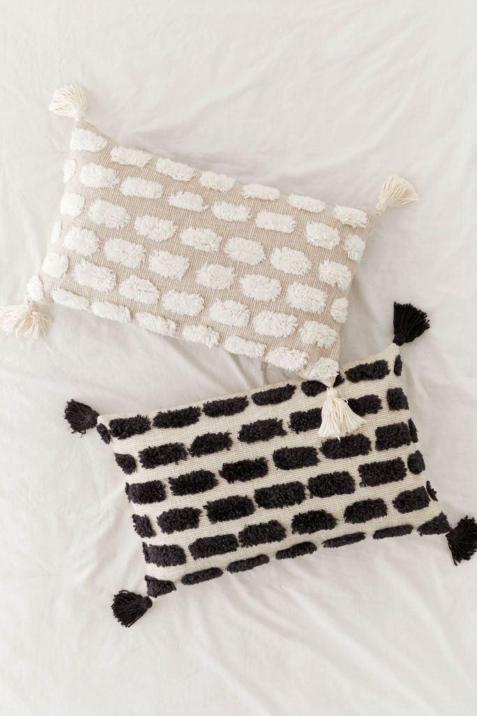 Tilly Tufted Tassel Bolster Pillow Urban Outfitters Canada