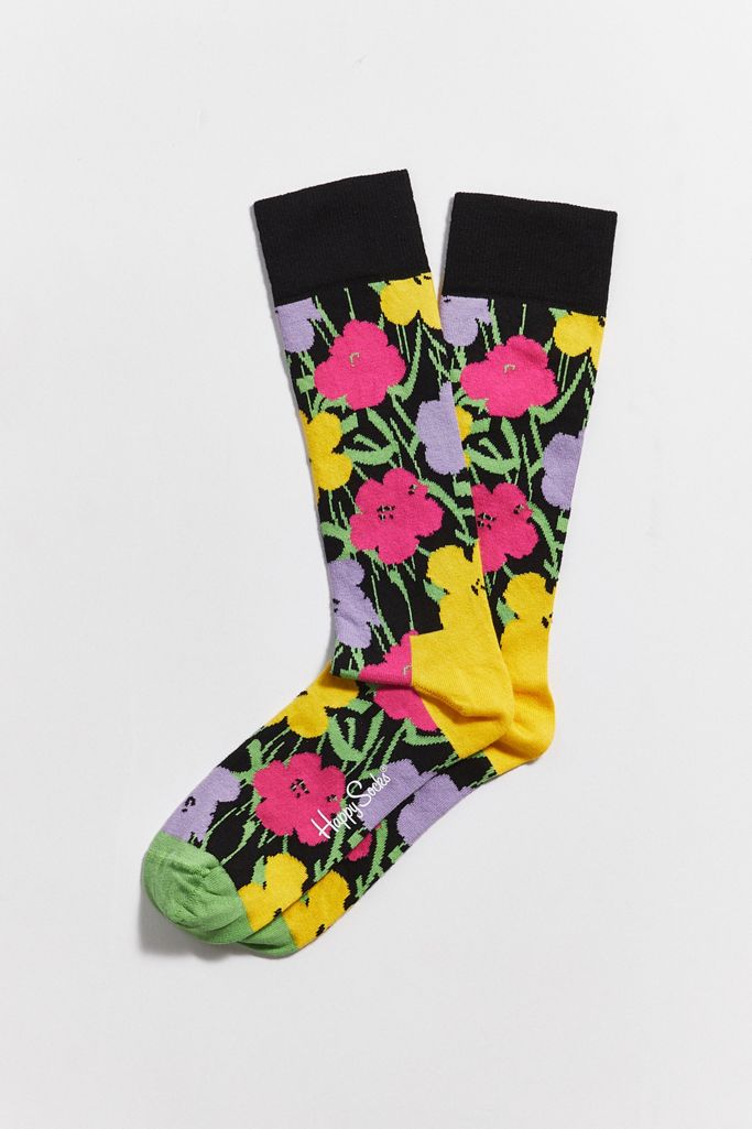 Happy Socks Andy Warhol Flower Sock Urban Outfitters Canada