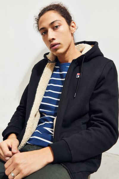 sherpa hoodie urban outfitters