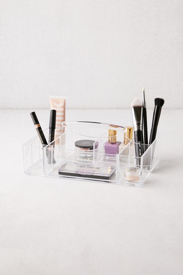 Acrylic Makeup Caddy Urban Outfitters