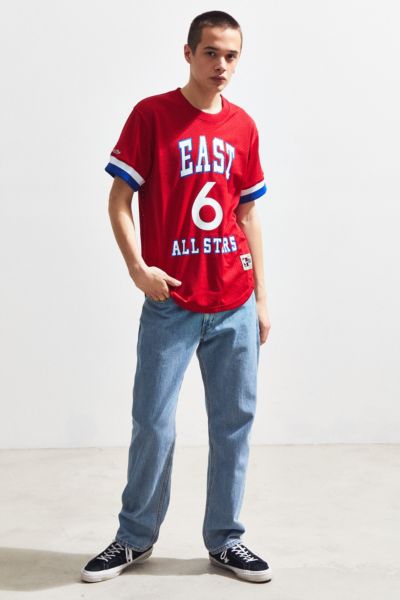 mitchell and ness mesh crewneck