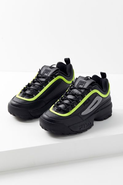 fila disruptor neon green