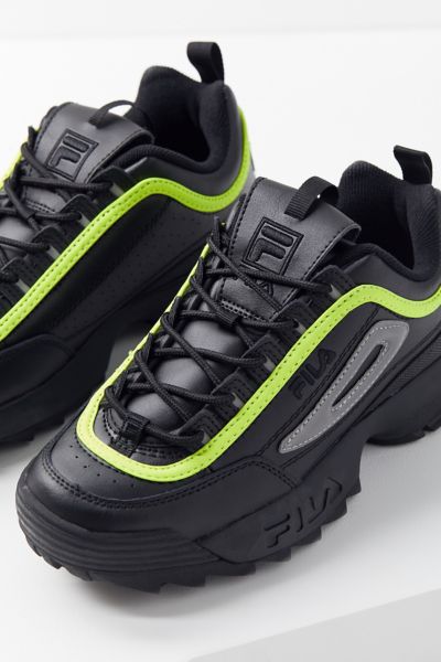 fila disruptor 2 mono neon sneaker