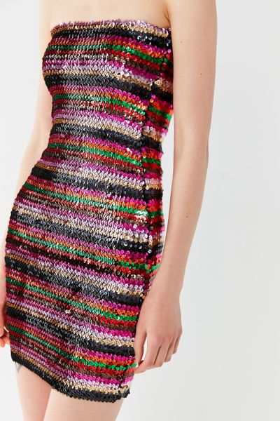 urban outfitters glitter dress