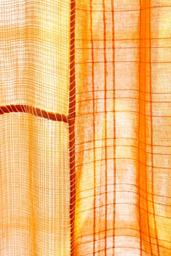 Slide View: 4: Chloe Patchwork Gauze Curtain Panel