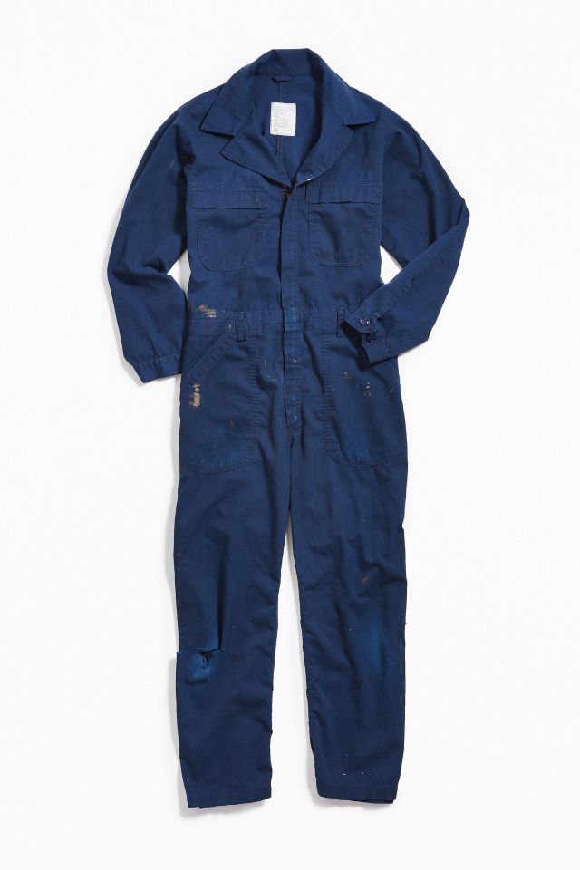 Vintage Blue Coverall Urban Outfitters