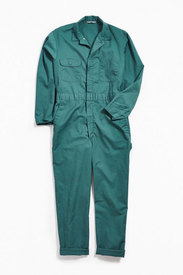 Vintage Moss Green Coverall Urban Outfitters