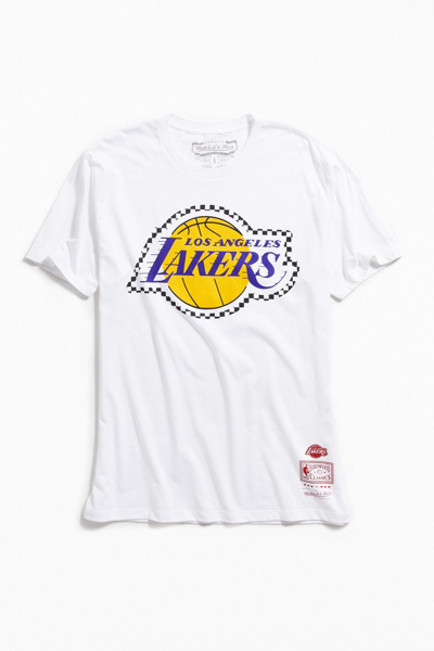 checkered lakers jersey