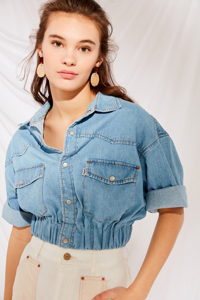 urban outfitters denim shirt