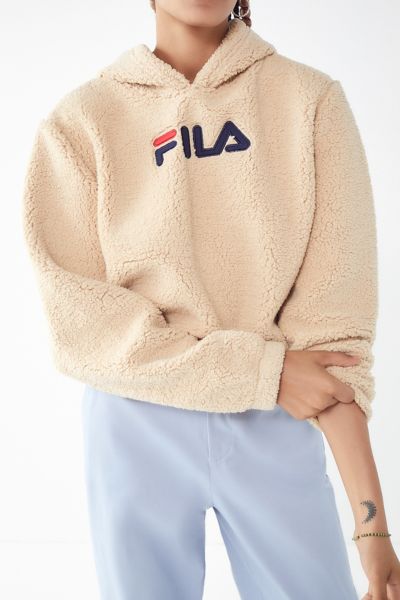 fuzzy fila sweater