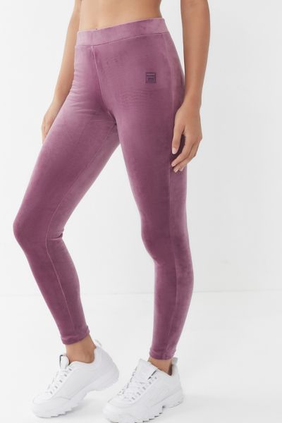 fila velour leggings