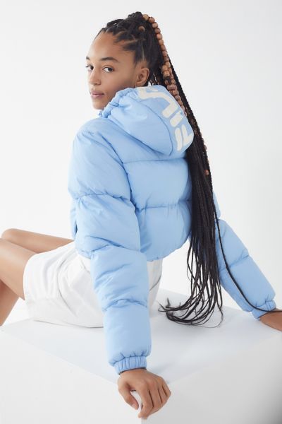 fila blue puffer jacket