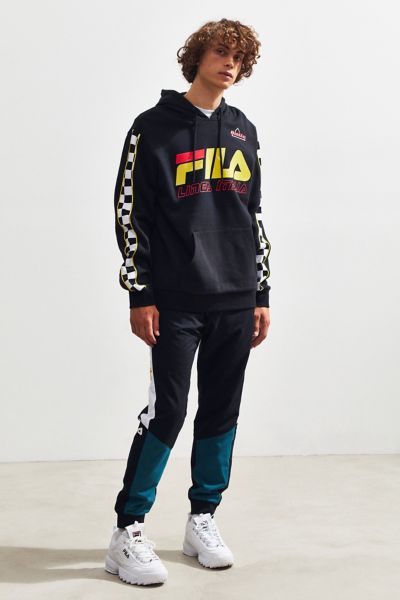 fila racing hoodie sweatshirt